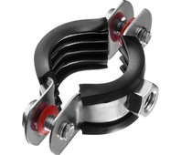 ЗУБР 3/4", оцинкованный, 9 шт., хомут трубный с гайкой 37850-25-29