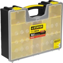 STAYER 420 х 334 х 115 мм (16,5"), пластиковый, органайзер со съемными лотками MULTIMAX 38033-16