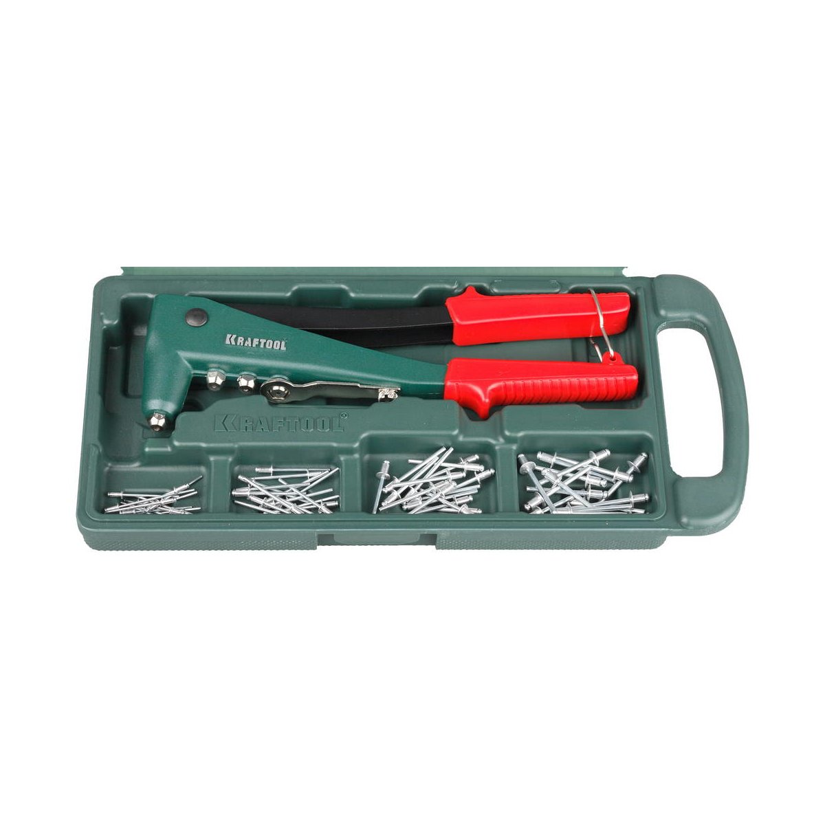 KRAFTOOL заклепки 2.4-4.8 мм, заклепочник NX-3 31170-H6