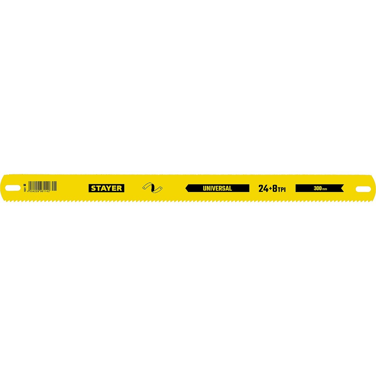 STAYER 8/24 TPI, 25х300 мм, полотна для ножовки по металлу 1591