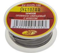 СВЕТОЗАР 100 г, 30% Sn / 70% Pb, оловянно-свинцовый припой SV-55325-100