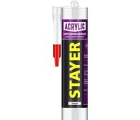 STAYER 260 мл, универсальный, белый, акриловый герметик 41211-0_z01