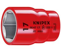 Головка торцевая VDE 1/2" 6-гранная, 12 мм, диэлектрическая