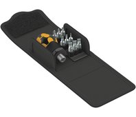 Kraftform Kompakt Stubby ESD 1 набор бит и короткой антистатической рукоятки-битодержателя, 10 пр., PH 00/0/1/2, SL 3.0/4.5/5.5/6.5/8.0