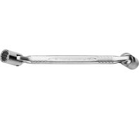 KRAFTOOL 12х13 мм, двухсторонний, шарнирный гаечный ключ 27210-12-13