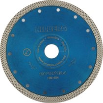 Hilberg Диск алмазный отрезной 180*22.23 Hilberg Турбо ультратонкий х-тип HM404