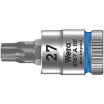 8767 A HF TORX® Zyklop Головка торцевая с вставкой-битой, 1/4", TX 27 x 28 мм, с фиксацией