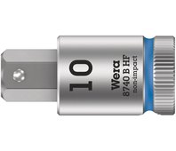 8740 B Hex-Plus HF Zyklop Головка торцевая с вставкой-битой с внешним шестигранником, 3/8", с фиксацией, 10 x 38.5 мм
