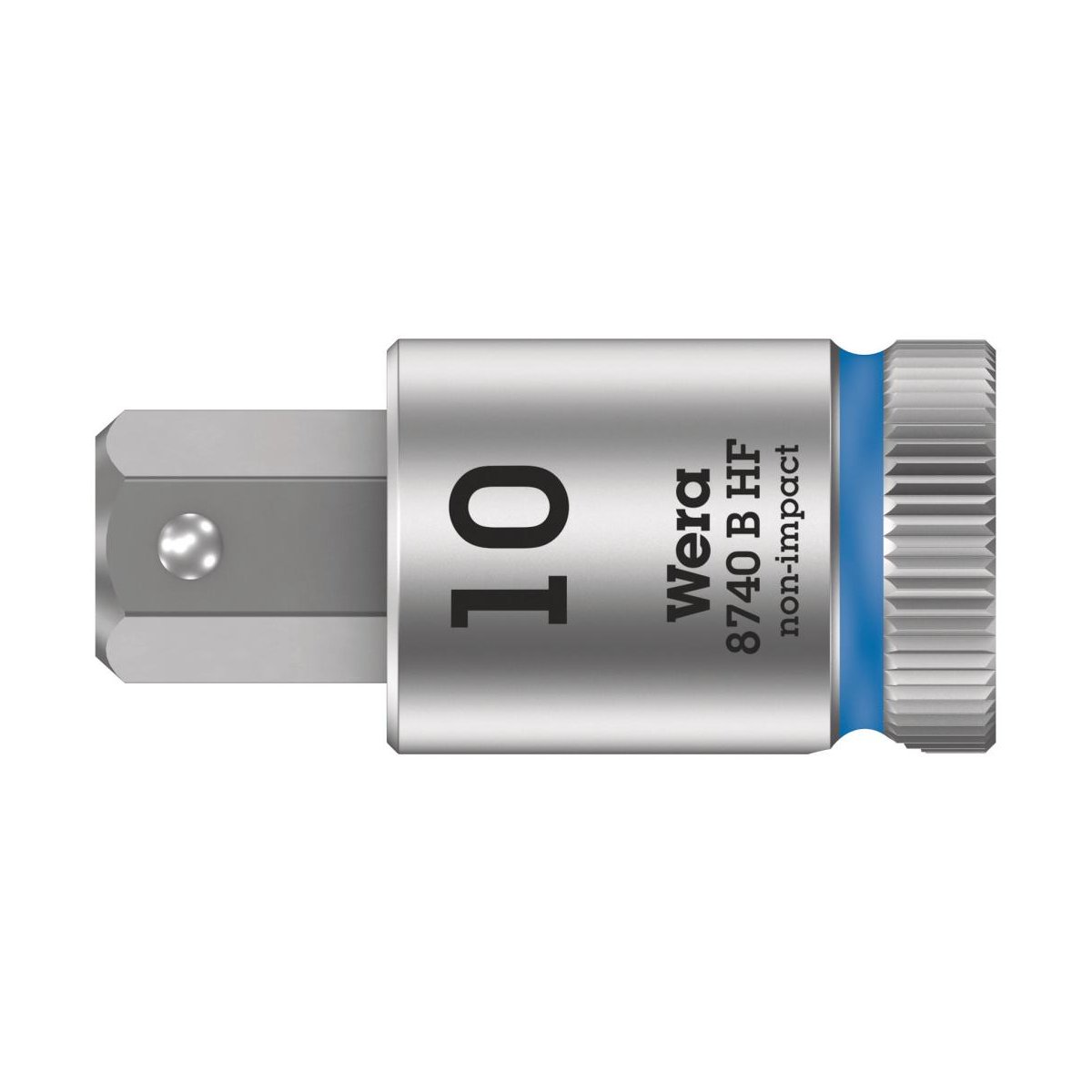8740 B Hex-Plus HF Zyklop Головка торцевая с вставкой-битой с внешним шестигранником, 3/8", с фиксацией, 10 x 38.5 мм