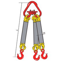 Строп текстильный трёхветвевой типа 3СТ 8,0/8000