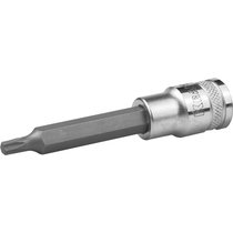 KRAFTOOL 1/2", 100 мм, S2 сталь, Т30, удлиненная, сатинированная, торцовая бита-головка INDUSTRIE QUALITAT 27906-30_z01