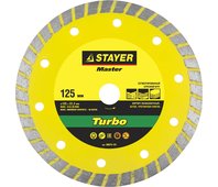 STAYER ⌀ 125х22.2 мм, алмазный, сегментированный, круг отрезной для УШМ 36673-125