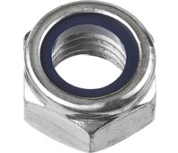 ЗУБР DIN 985 с нейлоновым кольцом, 86 шт., М20, А2-70, оцинкованная гайка 303580-20