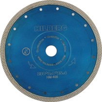 Hilberg Диск алмазный отрезной 230*25.4/22.23 Hilberg Турбо ультратонкий х-тип HM406