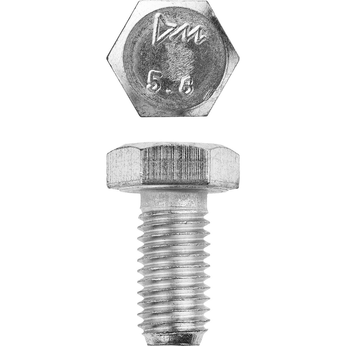 ЗУБР M12 x 20 мм, 5 кг, оцинкованный, болт ГОСТ 7798-70 303080-12-020