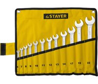 STAYER 12 шт, 6 - 22 мм, набор комбинированных гаечных ключей 27081-H12