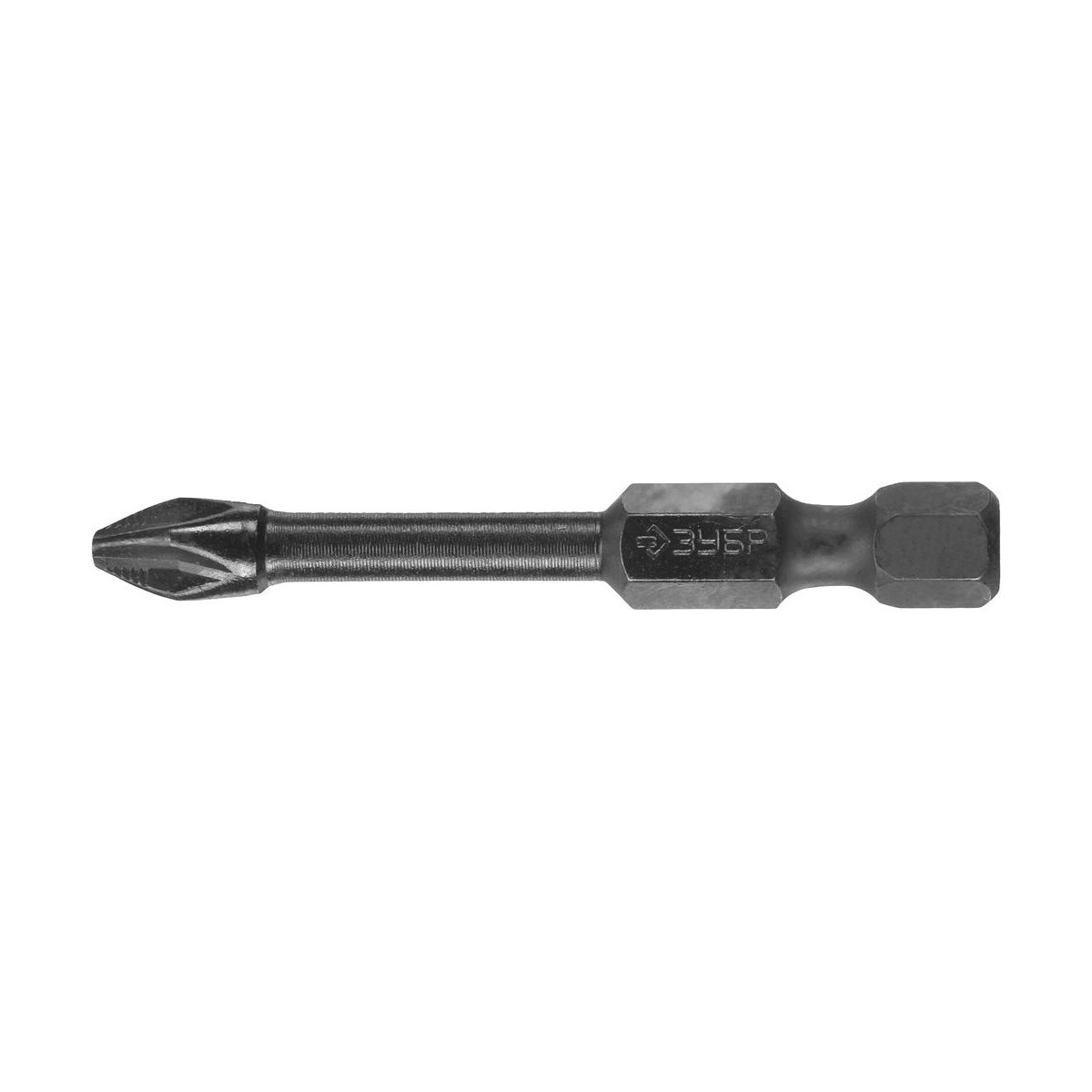 ЗУБР PH2, 50 мм, 2 шт., кованые биты "ПРОФИ" Phillips 26021-2-50-S2