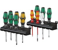 Kraftform XXL 2 набор отвёрток + 2 подставки, 12 пр., PH 2, PZ 1/2, SL 4, силовые SL 5.5/7, TX 15/20/25, SL VDE 2.5/3.5, индикатор напряжения