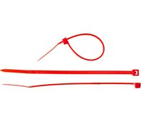 ЗУБР 150х2.5 мм, 100 шт., хомуты нейлоновые красные 309040-25-150