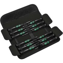 Kraftform Micro 12 Universal 1 Набор отвёрток прецизионных, 12 пр., PH 00/0, TORX® HF TX 5/6, SL 1.5/1.8/2.0/2.5/3.0, HEX 0.9/1.5/2.0