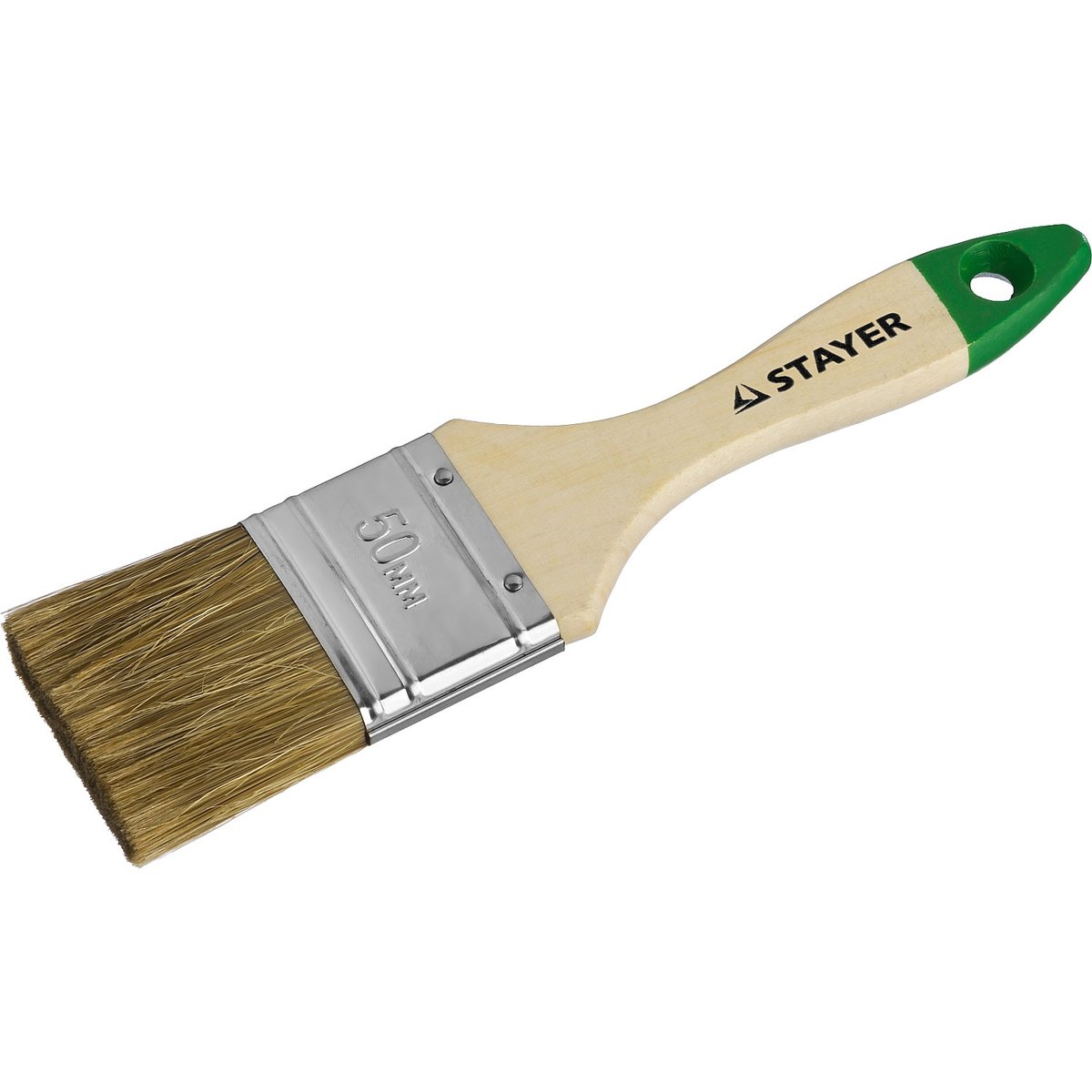 STAYER 50 мм, 2", щетина смешанная, кисть плоская LASUR-STANDARD 01031-50