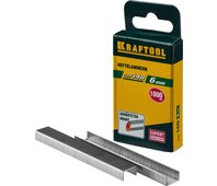 KRAFTOOL скобы тип 140, 6 мм, скобы супертвердые 31680-06