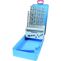 Набор свёрл по металлу длинных, 19 пр., d 1.0-10.0 мм x 0.5, DIN 340, HSS-GK, Тип N