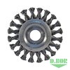 Щётка дисковая жгутовая, METAL Standard, 200x22,2 - ST0.50 - RPM 8500 (арт. D22-MS-200-222-050) "D.BOR"