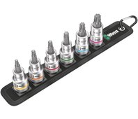 Belt C 3 TORX® HF Zyklop Набор головок торцевых с вставкой-битой, с фиксацией, 1/2", 6 пр., TX 25/30/40/45/50/55 x 60 мм