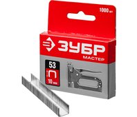 ЗУБР скобы тип 53, 10 мм, скобы закаленные 31625-10 МАСТЕР