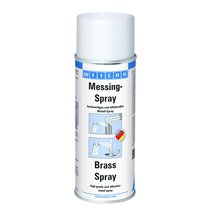 Brass Spray (400 мл). Латунь-спрей. Высокая температура, стойкая до 300°C. WEICON (wcn11102400)