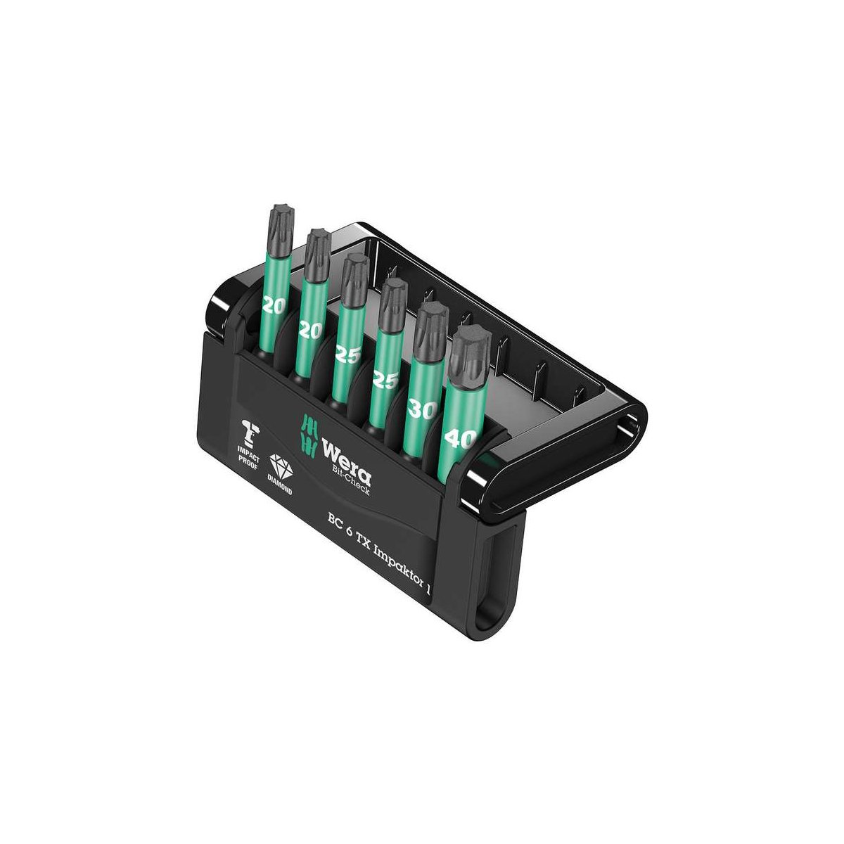 Bit-Check 6 TX Impaktor 1 набор бит ударных, алмаз, 6 пр., 1/4" E6.3