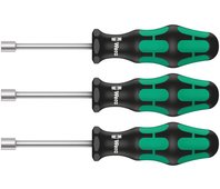 395 HO/3 Kraftform Набор отвёрток торцевых, с полым стержнем, 3 пр., HEX 10.0x90/13.0x90/7/16"x90