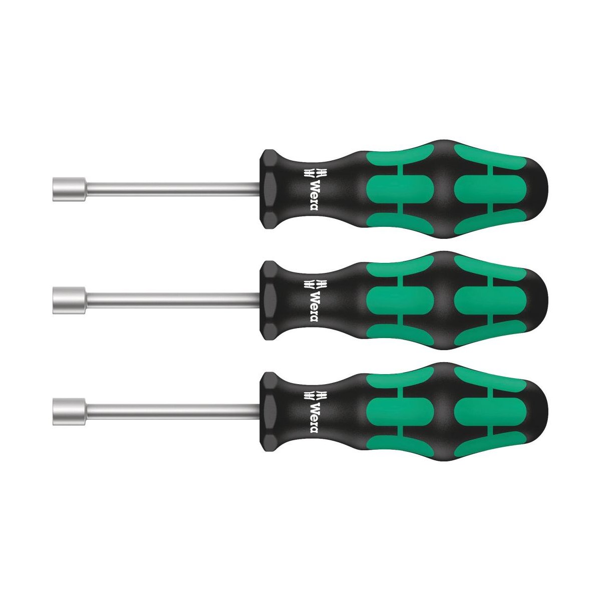 395 HO/3 Kraftform Набор отвёрток торцевых, с полым стержнем, 3 пр., HEX 10.0x90/13.0x90/7/16"x90