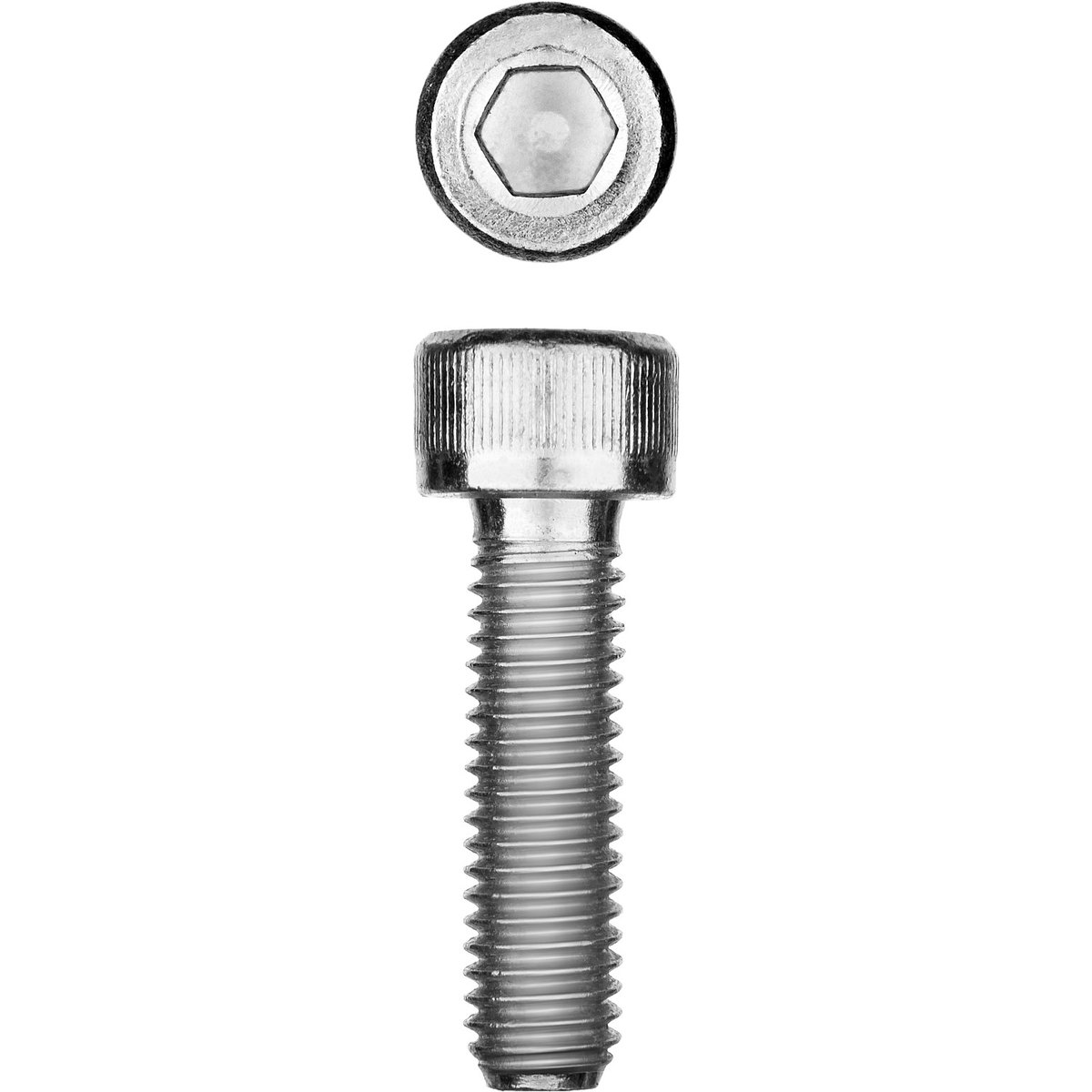 ЗУБР М10x25 мм, 5 кг (210 шт.), кл. пр. 8.8, оцинкованный, винт DIN 912 30318-10-025
