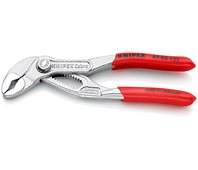 COBRA® клещи переставные, зев 25 мм, длина 125 мм, хром, обливные ручки