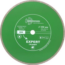 Trio Diamond Диск алмазный отрезной 350*25.4 Сплошной Эксперт Гранит hot press EG359