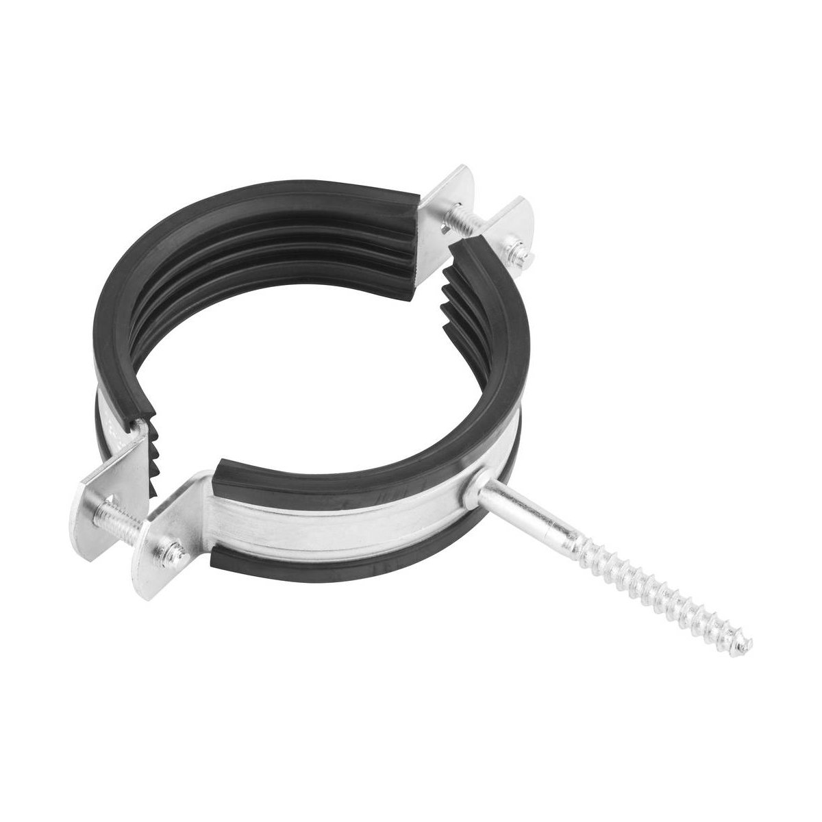 ЗУБР 100 шт., 73-82 мм, 2 1/2", хомут трубный оцинкованный 37854-73-82-100