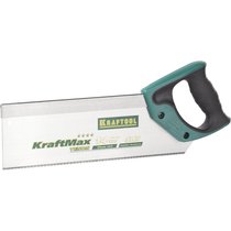 KRAFTOOL 14/15 TPI, 300 мм, ножовка с обушком для стусла (пила) KraftMaxTENON 15228-30