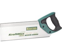 KRAFTOOL 14/15 TPI, 300 мм, ножовка с обушком для стусла (пила) KraftMaxTENON 15228-30