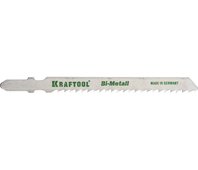 KRAFTOOL по мягкому металлу Bi-Met, EU-хвост., шаг 3 мм, 75 мм, 2 шт., полотна для лобзика 159556-3