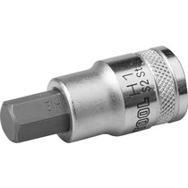 KRAFTOOL 1/2", S2 сталь, H12, сатинированная, торцовая бита-головка "INDUSTRIE QUALITAT" 27908-12_z0