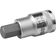 KRAFTOOL 1/2", S2 сталь, H12, сатинированная, торцовая бита-головка "INDUSTRIE QUALITAT" 27908-12_z0