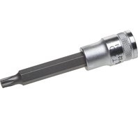 KRAFTOOL 1/2", 100 мм, S2 сталь, Т40, удлиненная, сатинированная, торцовая бита-головка INDUSTRIE QUALITAT 27906-40_z01