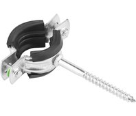 ЗУБР 1 шт., 25-29 мм, 3/4", хомут трубный оцинкованный 37854-25-29-1