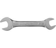 STAYER 27х30 мм, Cr-V сталь, хромированный, гаечный ключ рожковый 27035-27-30