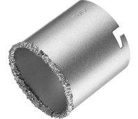 KRAFTOOL ⌀ коронки 73 мм, L - 55 мм, карбид-вольфрамовая крошка, кольцевая коронка 33401-73