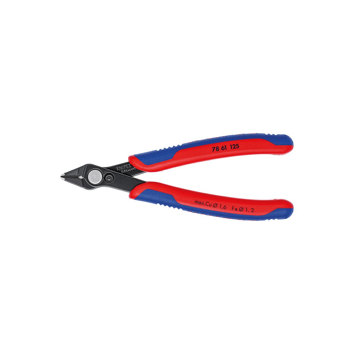 Electronic Super Knips® Бокорезы прецизионные, нерж., для реза оптоволокна, 125 мм, 2-комп ручки, SB