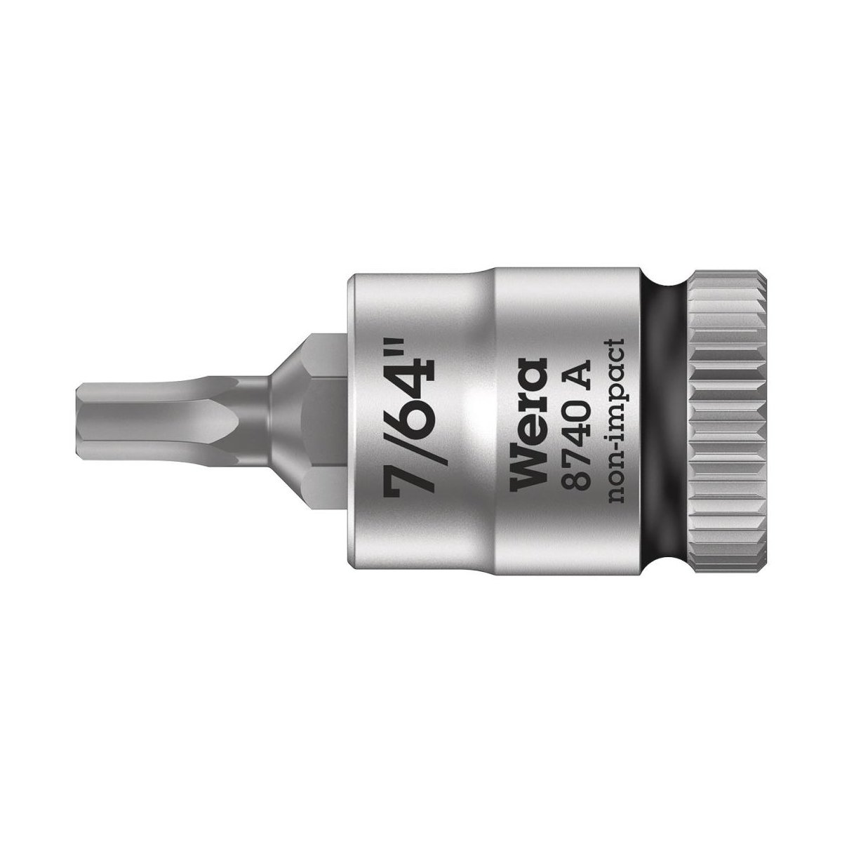 8740 A Hex-Plus Zyklop Головка торцевая с вставкой-битой с внешним шестигранником, 1/4", 7/64" x 28 мм