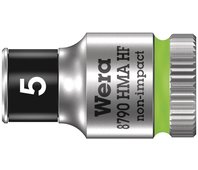 8790 HMA HF Zyklop Головка торцевая 6-гранная, 1/4", с фиксацией, 5 x 23 мм
